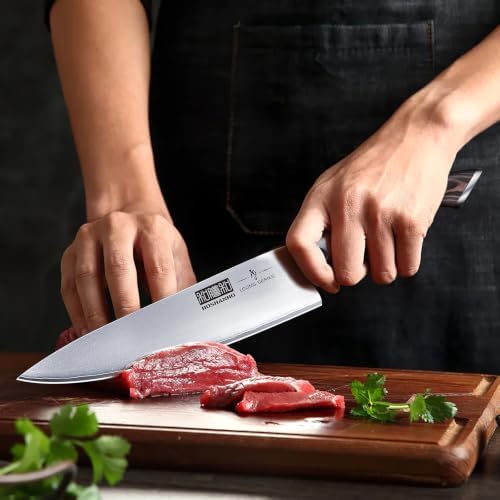HOSHANHO 20PCS Knife Set, Ultra Sharp Japanese Kitchen Knife Set with Block