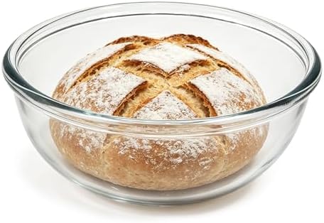 6.3 Quart Large Glass Mixing Bowl for Sourdough Bread