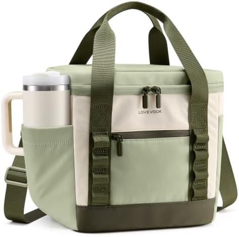 LOVEVOOK Insulated Lunch Bag for Women men, Large Leakproof Adult Lunch Box