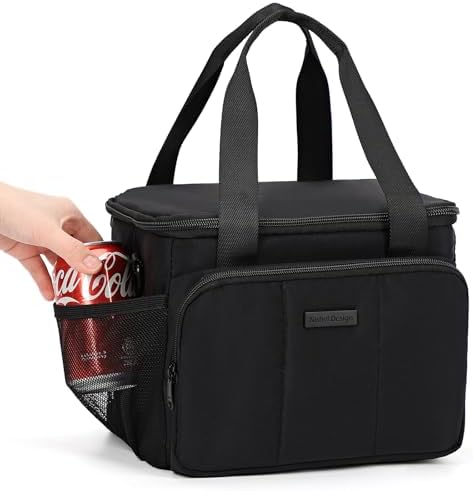 NISHEL Lunch Bag for Women, Insulated Lunch Box with Adjustable Strap
