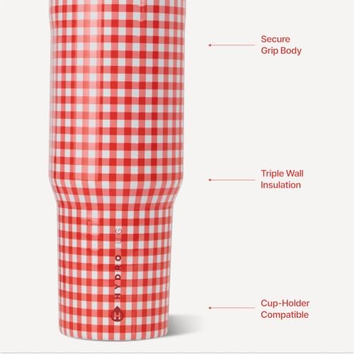HydroJug Sport 32 oz Insulated Stainless Steel Water Bottle, Summer Picnic