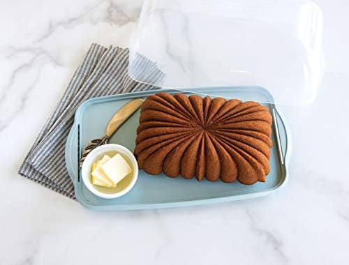 Nordic Ware Loaf Cake Keeper, Blue,12.8" L x 7.3" W x 4.6" H, Loaf Keeper (Pack of 3)