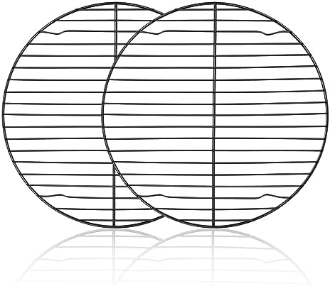 TeamFar Round Cooling Rack, 10.5" Non-stick Stainless Steel Baking Rack