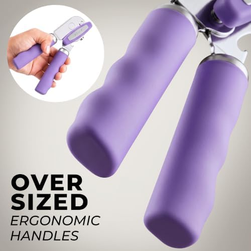 Zulay Kitchen Stainless Steel Swing Open Manual Can Opener Comfortable Grip