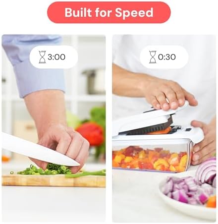 Fullstar Pro Original Vegetable Chopper & Spiralizer, Kitchen Prep Tool