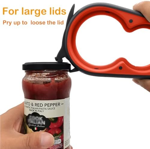 Otstar Jar Opener & Bottle Opener for Weak Hands, Seniors with Arthritis,