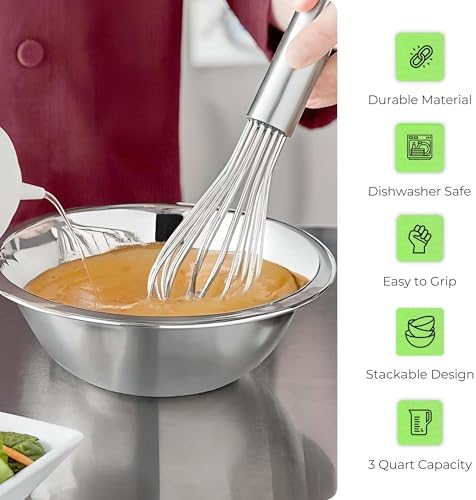 OCS Parts 0.75 Quart Stainless Steel Mixing Bowl | 7-Inch