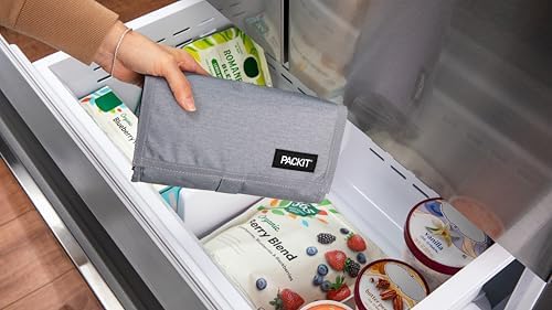 PackIt Freezable Lunch Bag, Gray Fog