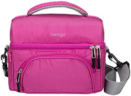 Bentgo Deluxe Insulated Lunch Bag with Adjustable Strap & Outer Pocket