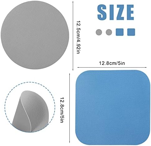 LUTER 4pcs Jar Opener Gripper Pad for Seniors with Weak Hands, Rubber