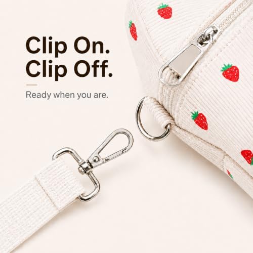 LOVELYWIND Large Insulated Lunch Bag Women, Cute Strawberry Lunch Box 12L