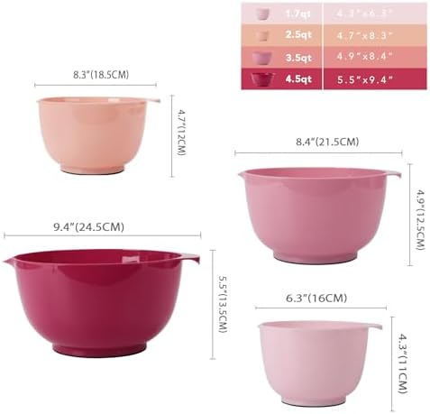 BoxedHome Classic Mixing Bowls Set of 4