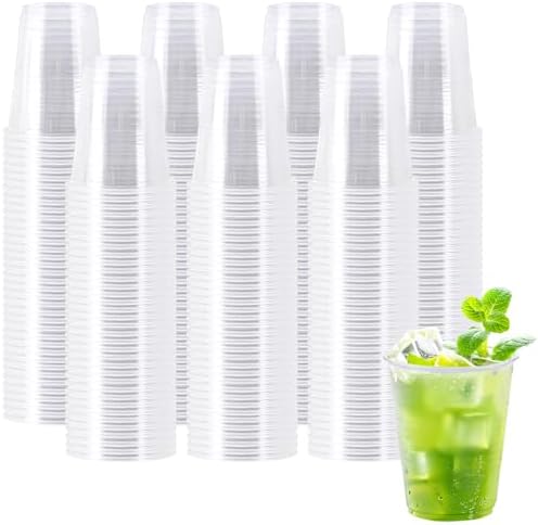 Clawsoff 600 Pack 5 oz Clear Plastic Cups Disposable Small Mouthwash Cups