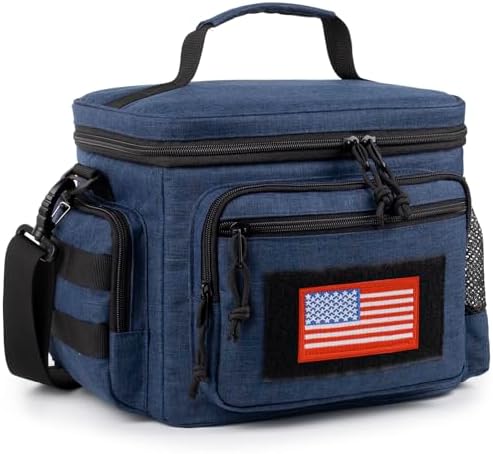 Lunch Box for Men, 12L Leakproof Tactical Lunch Bag Large Cooler for work