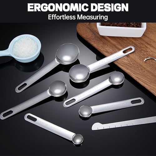 Tablespoon Measuring Spoons Set,Teaspoons Measuring Spoons Stainless Steel