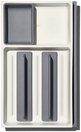 OXO Good Grips Drawer, Large Expandable Kitchen Tool Organizer, White (Pack of 8)