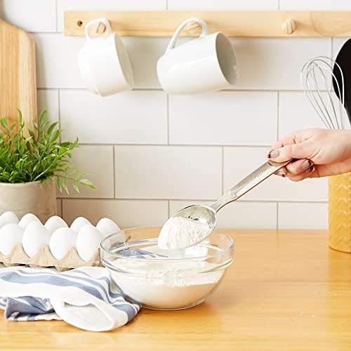 RSVP International Endurance Oval Measuring Scoop, 1/4 cup, Stainless Steel
