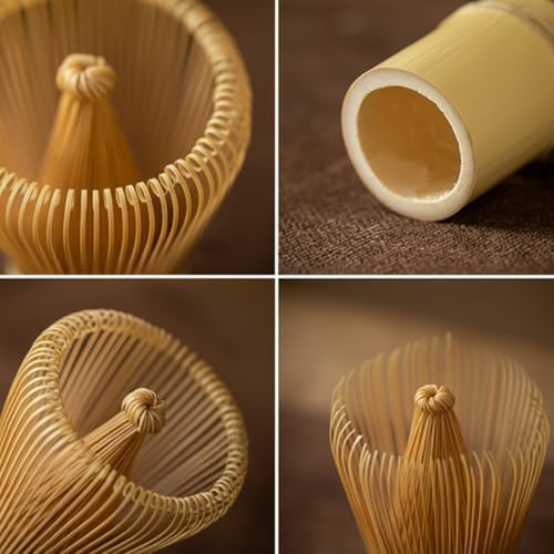 Matcha Whisk 2-Pack - Handcrafted Bamboo Chasen Set, 100-Prong Traditional Japanese Stirrer for Authentic Matcha Tea Preparation