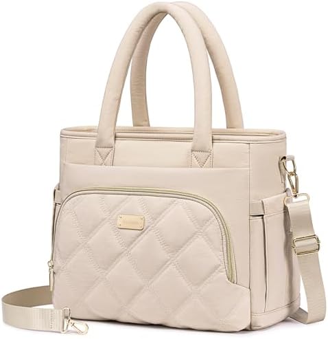 Artelaris Lunch Bag Women, Adult Insulated Lunch Box, Leakproof Lunch Cooler Bag, Reusable Large Lunch Cooler for Work, Picnic, Travel (Beige)