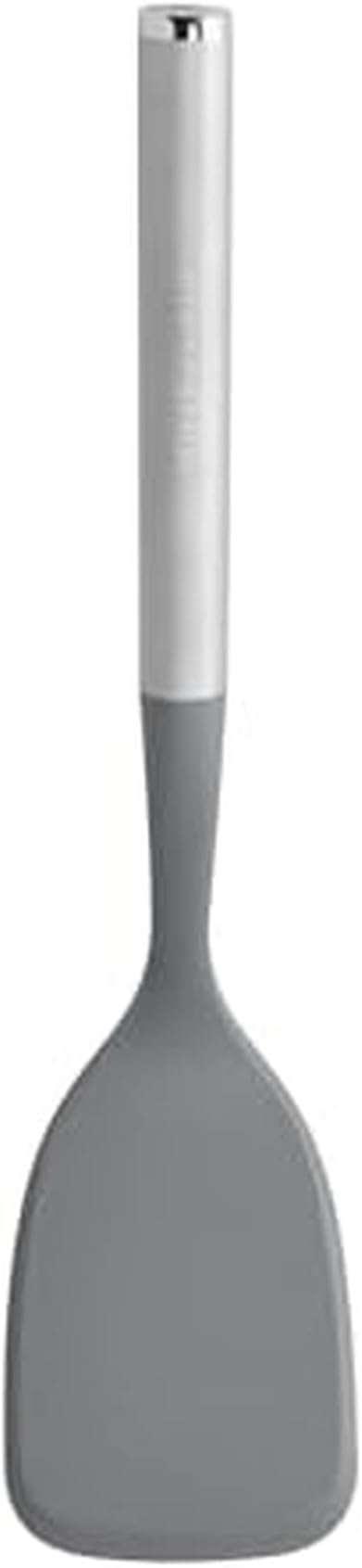 KitchenAid Oversized Solid Turner with Durable Stainless Steel Handle, Large Nonstick-Safe Head for Easy Flipping, Folding, and Serving, Dishwasher Safe
