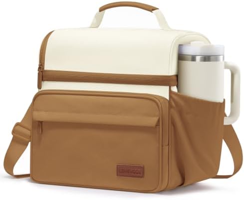 LOVEVOOK Lunch Bag for Men Women, Insulated Lunch Box, Large Cooler Lunbox