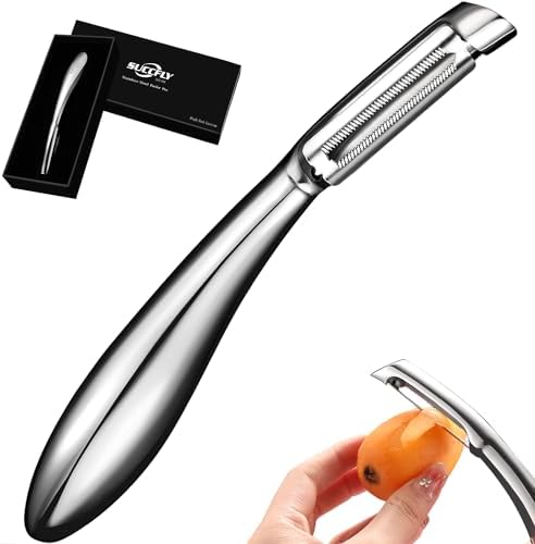 SUCCFLY Potato Peeler Stainless Steel, Premium Vegetable Peeler for Kitchen
