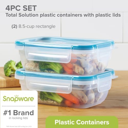 Snapware Plastic Total Solution 2-Pack (3 Cup) Food Storage Containers