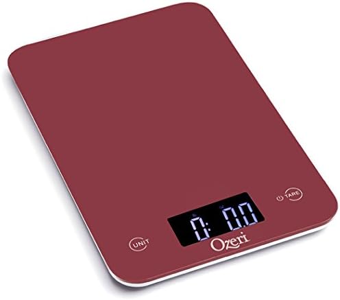 Ozeri Touch Digital Kitchen Scale (12 lbs Edition) in Tempered Glass