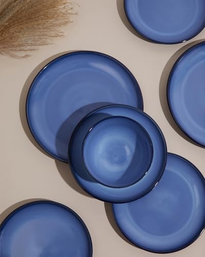 Pokini 8.75'' Ceramic Pasta Bowls Set of 4, Salad Bowls Pasta Serving Bowls