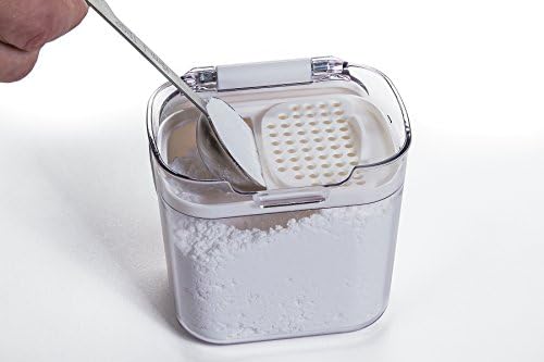 ProKeeper Mini Spice & Herb Storage Container – 1.5 Cups, Airtight, Clear Plastic for Baking Soda, Powder, and Snacks