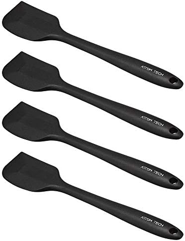 Silicone Spatula Set of 4, 500°F Heat Resistant BPA Free