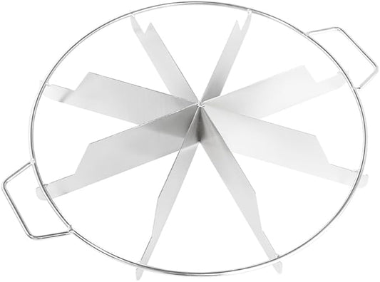 8 Slices Pie Cutter Cookie Cutters Pizza Cutters Cake Slicer for Even Slices Stainless Steel Side handle Kitchen Tools