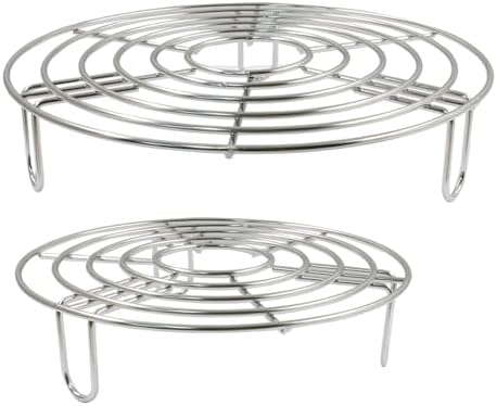 2PCS Round Cooling Racks Stainless Steel