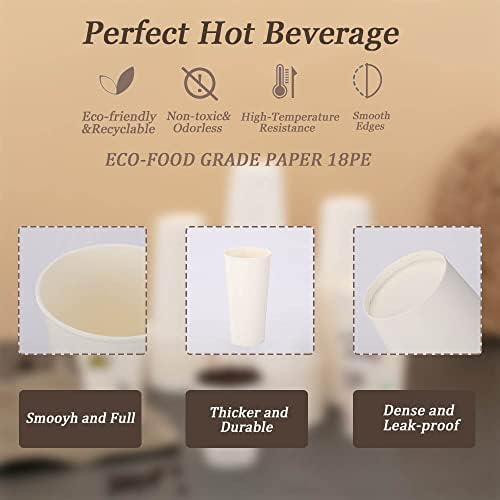 Lamosi 100 Pack 5 oz Paper Cups, Disposable Small Bathroom Cups 5oz