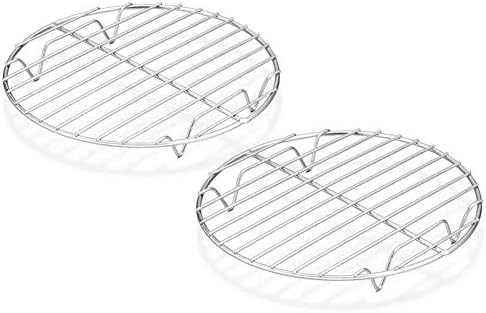 TeamFar Round Cooling Rack Set of 2, 7½ Inch