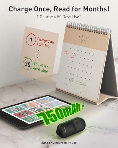 Maxonar Magsnap Remote Page Turner for Kindle Paperwhite (100Hrs Battery)
