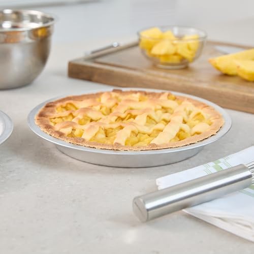 Restaurantware Aluminum Gauge Pie Pan, 9.9 In