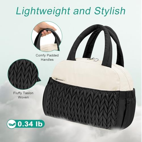 Coobiiya Lunch Box Lunch Bag for Women Men,Reusable Cute Lunch Pail bag,Leakproof,Insulated LunchBox Tote Compact 10L, Cooler Lunch Container for Work Travel Office