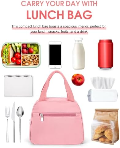 Lunch Bag, Small Insulated Lunch Box for Women