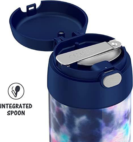 THERMOS FUNTAINER Food Jar with Spoon, 16oz, Tie Dye