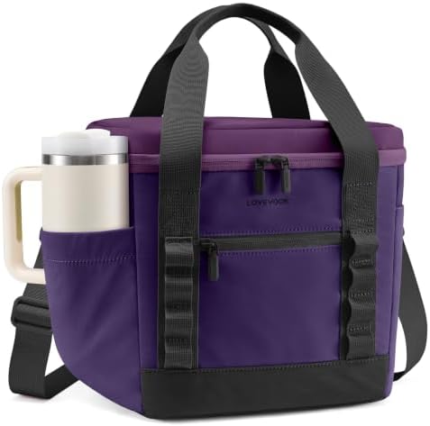 LOVEVOOK Insulated Lunch Bag for Women men, Large Leakproof Adult Lunch Box