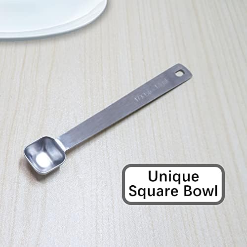 2PCS 1/3tsp(1.5ml) Tiny Measuring Spoon, Small Teaspoon for Tiny Amounts