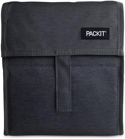 PackIt Freezable Lunch Bag, City Charcoal
