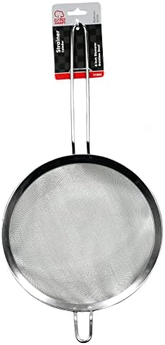 Chef Craft Select Mesh Strainer, 8 inch diameter, Stainless Steel