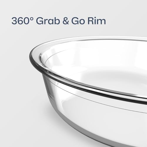 Tupperware Voila Glass Round Food Storage – Baking Dish, 1.8 qt / 1.7 L