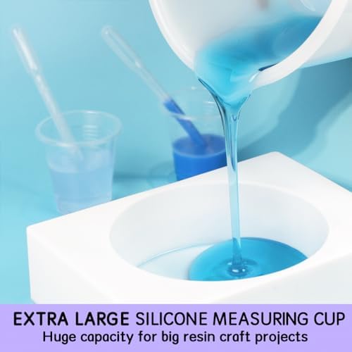 Extra Large Silicone Measuring Bowl Set for Epoxy Resin 2000ml & 1000ml