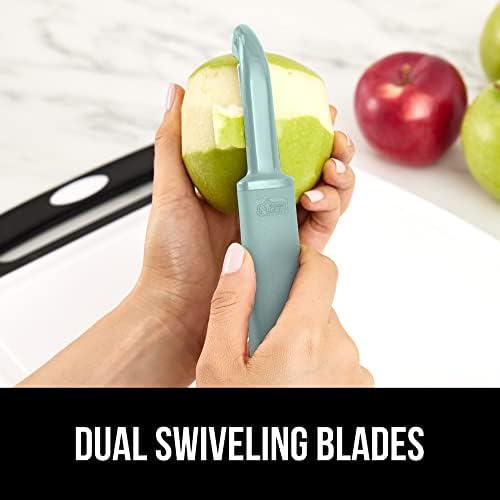 GORILLA GRIP® Patented BPA-Free Vegetable and Potato Peeler, Mint