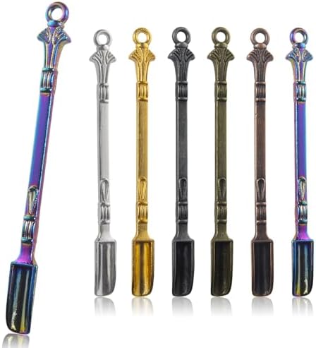 6-Pack Mini Spoons Metal Tiny Shovels 3-Inch Small Medicine Measuring Spoon