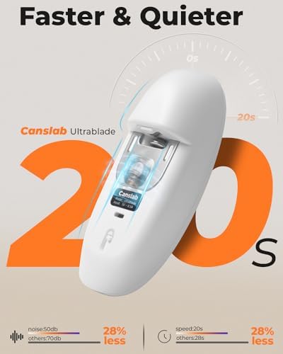 Canslab Ultrablade SE Electric Can Opener, USB-C Rechargeable, Smooth Edge