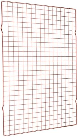 Briout Cooling Rack for Cooking and Baking, 16" x 10" Wire Rack, Rose Gold